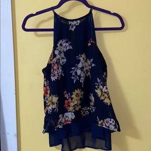 Floral tank top